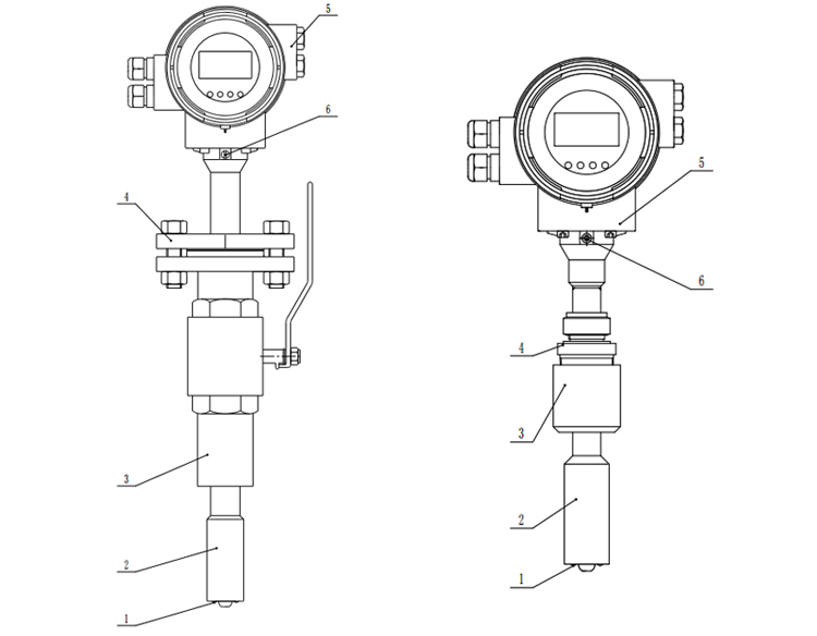 插入式電磁流量計結(jié)構(gòu)組成